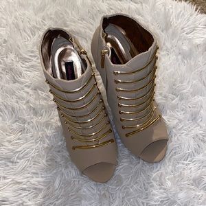 Dollhouse Peep Toe Heels